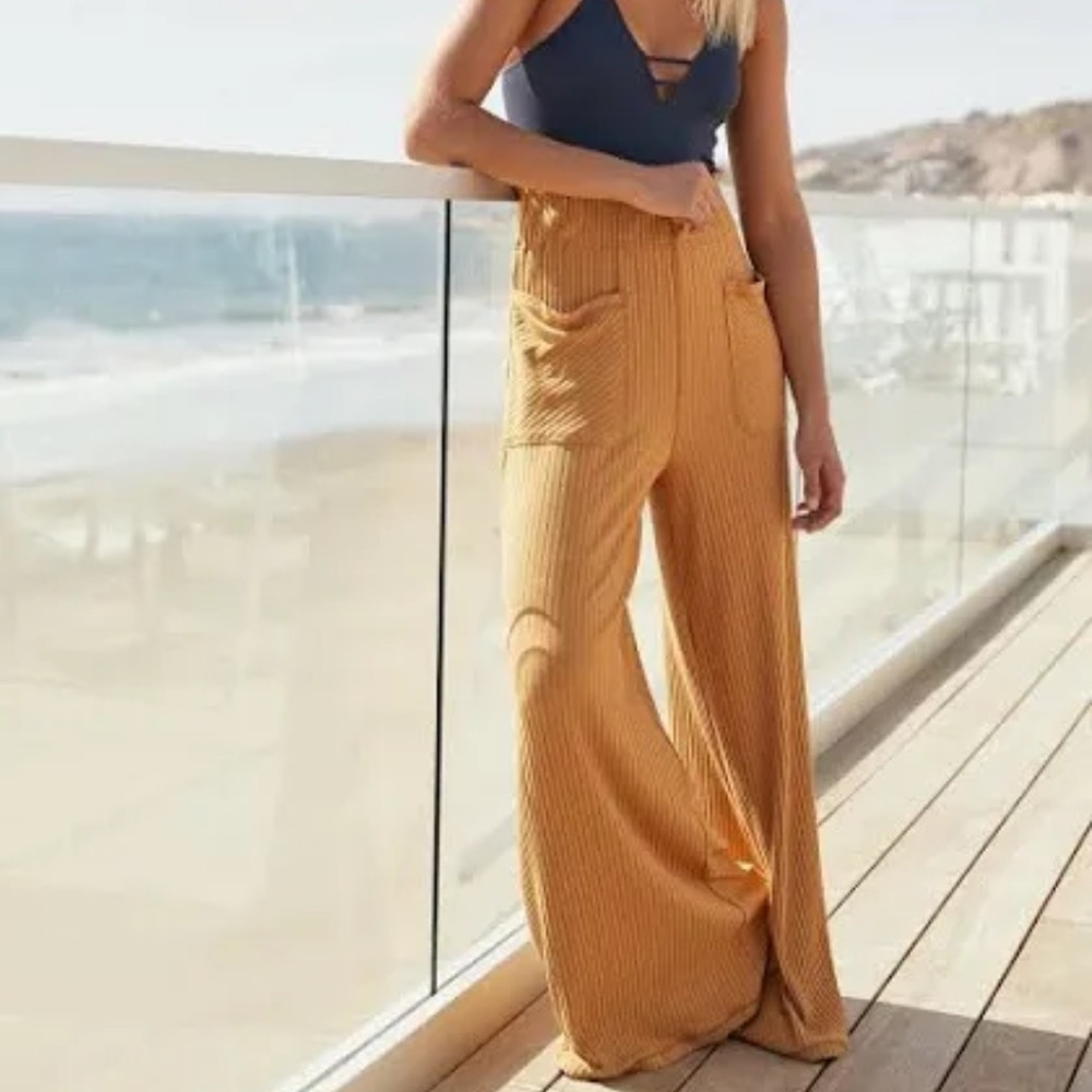 FREE PEOPLE MOVEMENT BLISSED OUT WIDE-LEG PANTS